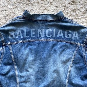 Balenciaga denim jacket